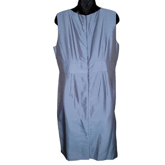 David's Bridal Nwt three-quarter sleeve shantung short jacket dress motb 18 - Picture 4 of 15